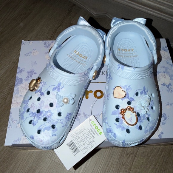 LoveShackFancy Blue Classic Clog - Picture 2 of 6